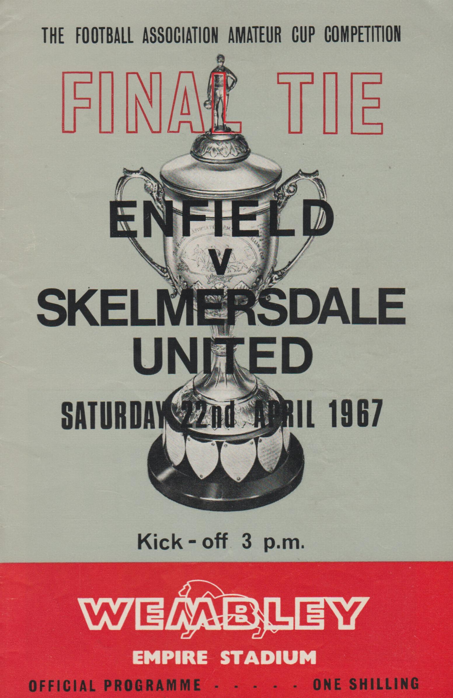 1967 FA AMATEUR CUP FINAL - ENFIELD v SKELMERSDALE UTD